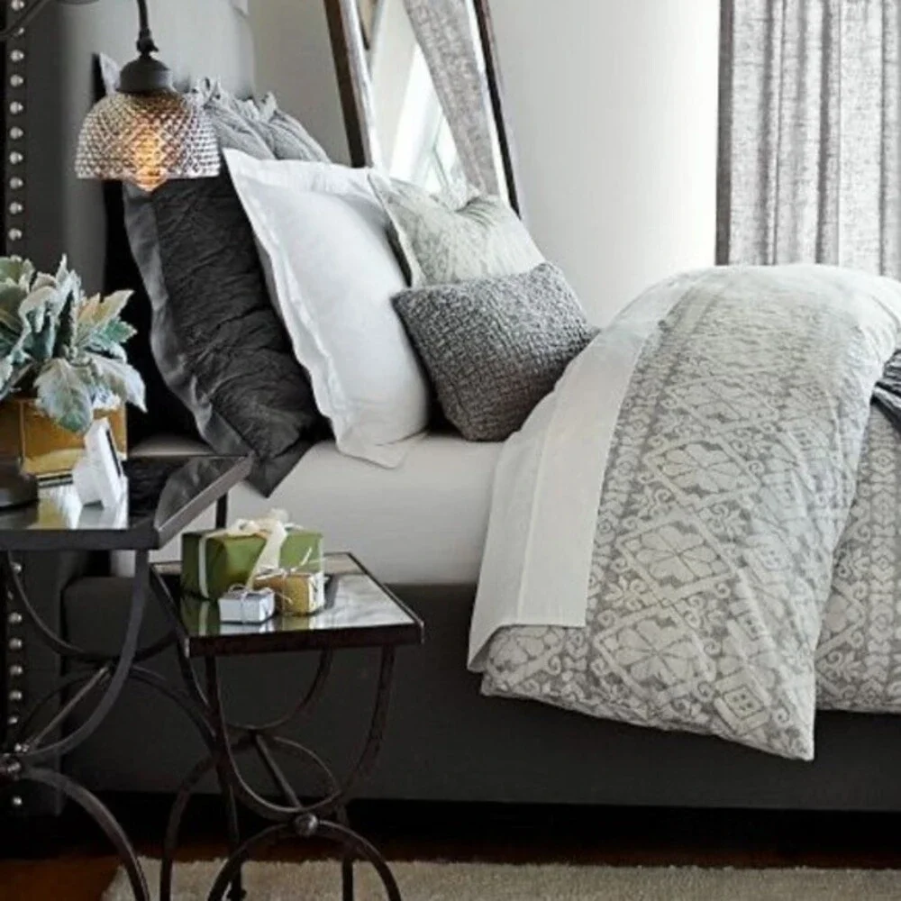 Pottery Barn Pearson Snowflake Standard Pillow Sham